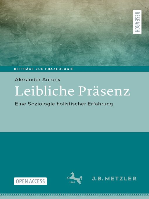 Title details for Leibliche Präsenz by Alexander Antony - Available